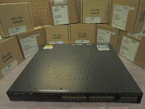 Cisco WS-C3650-24PS-S 3650 24 port GIG POE switch MINOR DENTS ON FACEPLATE - Picture 1 of 4