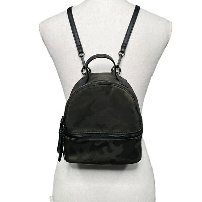 New Steve Madden Backpack Crossbody Camouflage Convertible Purse Black Green - Image 1 of 4