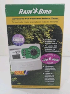 Temporizador de rociadores automático Rain Bird modelo de 6 válvulas ISM-6 nuevo en caja - Imagen 1 de 8