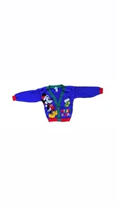 Vintage 90s Mickey Youth Sweater - Picture 1 of 3