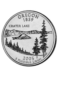 2005 D Oregon State Quarter. Uncirculated From US Mint roll. - Picture 1 of 1
