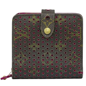 Louis Vuitton Compact Zip M95188 Monogram Perfo Geldbörse Braun - Bild 1 von 15