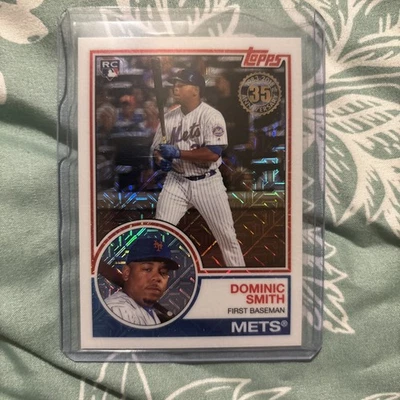 2018 Topps - Silver Pack 1983 Topps Design Chrome Series 1 Dominic Smith #36... - Image 1 of 2