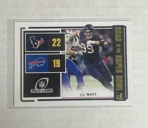 2020 Panini Donruss Road to The Super Bowl Wild Card JJ Watt #RSBWC-JW - Picture 1 of 2