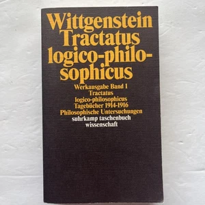 Wittgenstein Tractatus Logico Philosophicus GERMAN Paperback pub 2006 - Foto 1 di 3