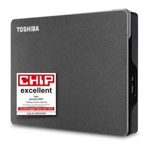 Toshiba 1TB Canvio Gaming - Portable External Hard Drive compatible with most Pl - Photo 1/7