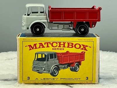 Volquete Bedford Matchbox 1961#3B de colección, escasa caja E3 como nuevo todo original Foto 1 de 4