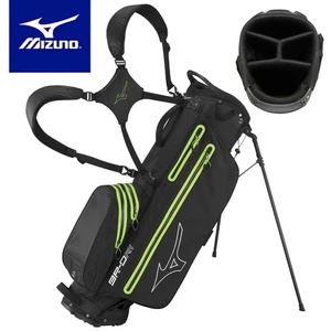 Mizuno BR-DRI Waterproof Golf Stand Bag Black/Green - NEW! 2025 - Picture 1 of 5