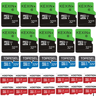 1-100PCS 32GB Micro SD Card Class 10 SDHC Memory Card TF Memory Card Wholesale - Image 1 of 4
