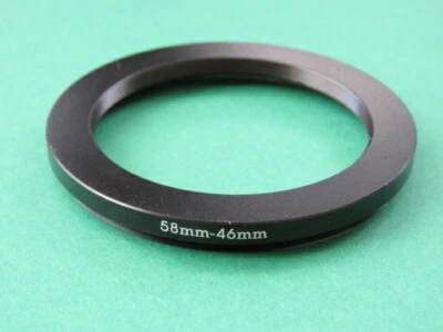 58mm-46mm Stepping Step Down Male-Female Lens Filter Ring Adapter 58mm-46mm  - Image 1 of 2