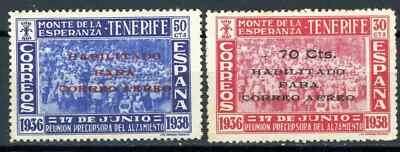 SPAIN CIVIL WAR, CANARY ISLANDS 1938, FULL SET. MH* - Image 1 of 2