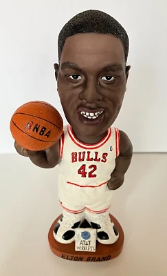 Chicago Bulls Elton Brand  Bobblehead 1999-2000 Co-Rookie of the Year Basketball - Image 1 of 4