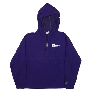 CHAMPION NYU Anorak Jacket Purple Nylon Womens M - Picture 1 of 6