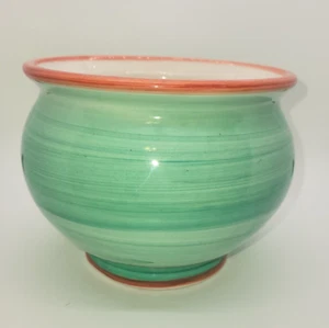 Vintage Alcobaca Portugal Pottery Ceramic Hand Painted Pot - Picture 1 of 4