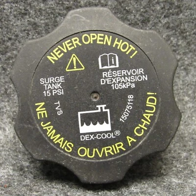 Pontiac G5 2007-2009 motor desbordamiento recuperación tapa botella OEM 66620 Foto 1 de 3