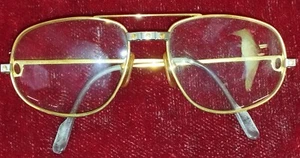 CARTIER. VINTAGE HERREN BRILLE. METALL PLATTIERT. FRANKREICH. 20. Jahrhundert - Bild 1 von 1