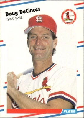 1988 Fleer #31 Doug DeCinces St. Louis Cardinals - Image 1 of 2
