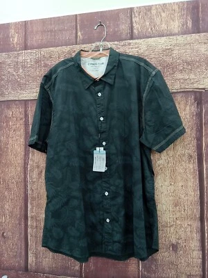 Cypress Club Mens Grey Short Sleeved Button Up Shirt Size L - Image 1 of 3