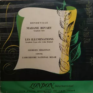 LONDON TW 91023 BONDEVILLE MME BOVARY LES ILLUMINATIONS SEBASTIAN MEGARARE EXNM - Picture 1 of 1