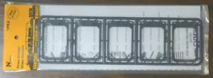 Juego de detalles de portadores de cruz de puente de armadura Central Valley N #1814 (piezas de plástico) - Imagen 1 de 2
