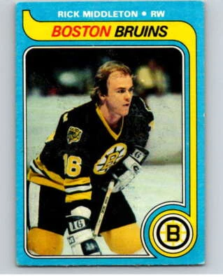 1979-80 Topps #10 Rick Middleton  Boston Bruins V81312 - Image 1 of 2