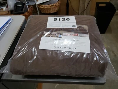 Microfiber Loveseat Cover Reversible Waterproof in Chocolate/Natural Color NEW - Image 1 of 4