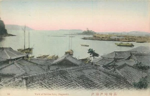 NAGASAKI JAPAN VIEW OF SAKITO SETO OLD HANDCOLORED POSTCARD VIEW - Bild 1 von 2