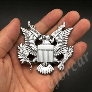 3D Metal Chrome US USA President Eagle Car Trunk Side Emblem Badge Decal Sticker - Bild 1 von 5