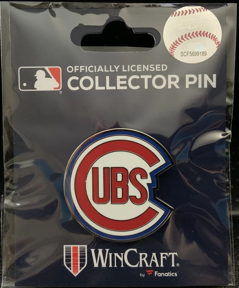 CHICAGO CUBS COOPERSTOWN LAPEL COLLECTOR PIN NEW WINCRAFT - Image 1 of 1