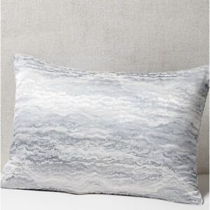 Hudson Park Collection Marble Wave king Pillow Sham
