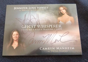 Breygent Ghost Whisperer Dual Auto Autogramm Jennifer Love Hewitt Camryn Manheim - Bild 1 von 3