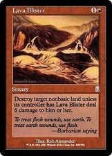 (2x) Lava Blister - MTG, Odyssey, NM (W/Tracking)