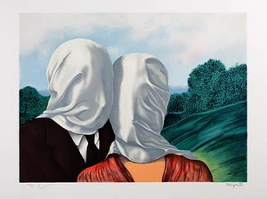 Rene Magritte - The Lovers (signed & numbered lithograph) - Picture 1 of 5