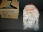Vintage Santa Claus Hanging Figure Head with Bell on Hat in Box (SU34)