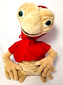 10" ET Plush Stuffed Toy Doll Movie ET  Extra Terrestrial Red Hoodie Alien - Picture 1 of 7