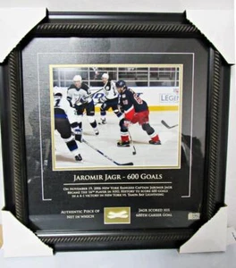 New York Rangers Jagr 600th Career Goal Framed Photo with Net Piece MSG 30 - Picture 1 of 4