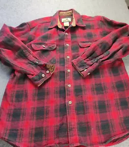 Vintage Field & Stream Shacket Herren Large Buffalo kariertes Hemd dick Outdoor Arbeit - Bild 1 von 9
