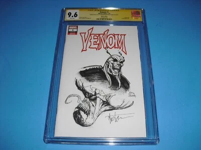 Venom #1 variante CGC SS 9.6 ¡Firmado y boceto por Kirkham & Stegman 2018! K361 Foto 1 de 4