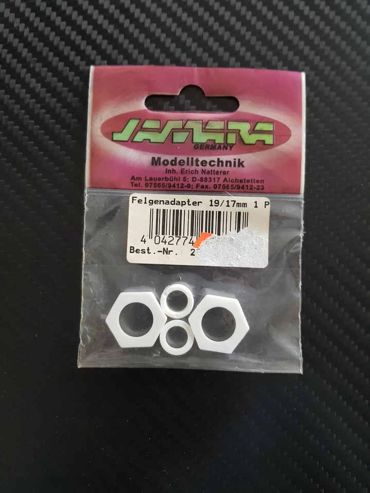 Jamara 281277 - Felgenadapter 19 / 17 mm 1 Paar - Bild 1 von 1