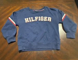 Tommy Hilfiger Boys Sweater Navy Logo Size M (8-10). - Picture 1 of 8