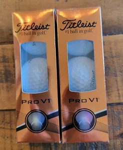 Titleist Pro V1 Golf Ball Marked #4 & #3 NEW Lot Of 6 Total Balls - Picture 1 of 2
