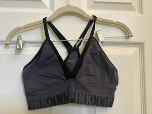 Victoria's Secret Leisure Bra Gray Size Medium Athleisure Comfort - Picture 1 of 3