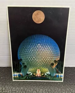 Vintage Spaceship Earth, Epcot Center's Impact Photo Print 1984 Disney World D1 - Picture 1 of 2