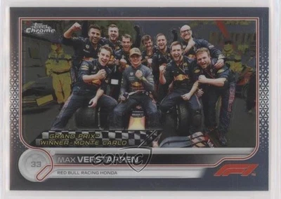 2022 Topps Chrome Formula 1 Grand Prix Winners Max Verstappen #155 - Image 1 of 2