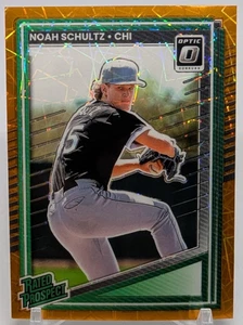 ⚾2025 Donruss Baseball Noah Schultz Orange Velocity Optic #200 - White Sox⚾ - Picture 1 of 3