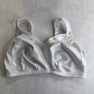 Sujetador para mujer 46DD Just My Size JMS blanco copa suave estilo 1979 DD46/105 floral Foto 1 de 4