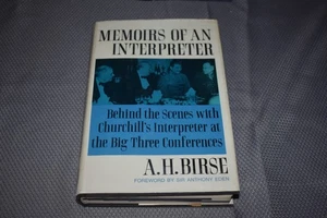 Memoirs of an Interpreter of A. H. Birse (1st Edition/First Printing,ex-library) - Picture 1 of 4