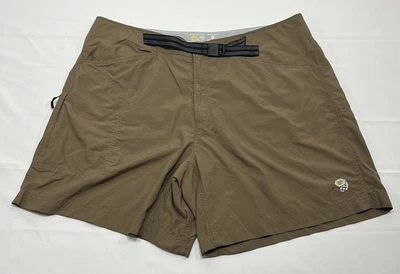 Shorts Mountain Hardwear Masculino XXL (Ajuste 40x7”) Marrom Nylon Cinto Caminhadas Ao Ar Livre - Imagem 1 de 4