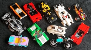 LEGO 1KG Car Vehicle Bundle Parts Pieces Spares Mixed Chassis Wheels Windows Lot - Picture 1 of 12
