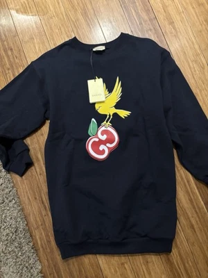 Brand New Girls Gucci Navy Sweater Dress, Size 10, NWT - Image 1 of 3